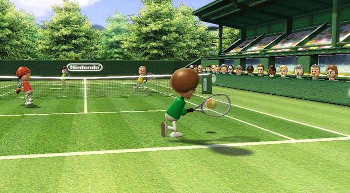 Wii Tennis gameplay